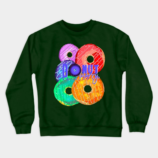 Raibow donuts 2 Crewneck Sweatshirt by Miruna Mares